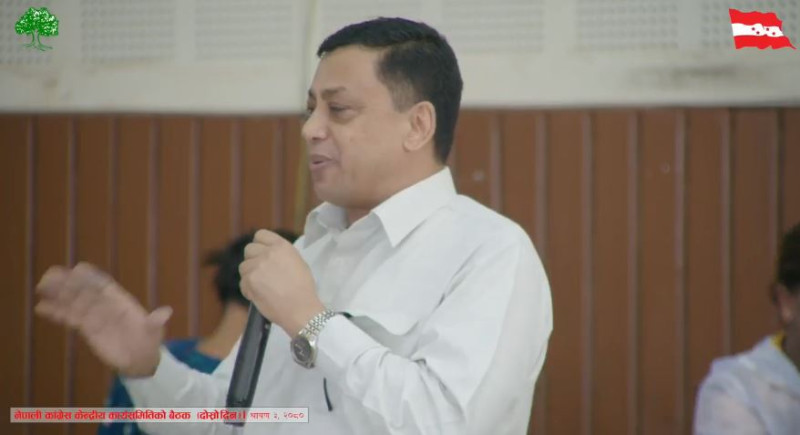 कांग्रेस बैठकमा इन्द्र बानियाँले भने– जितजितको अवस्था हुने गरी निर्णय गराैँ